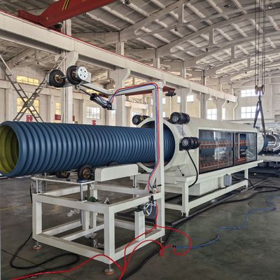 Customizable 60-2000kg/h Capacity Double Wall Corrugated Pipe Extrusion Line with Siemens PLC System and Horizontal Corrugator