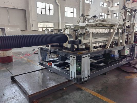 HDPE Double Wall Corrugated Pipe Extrusion Line with Siemens Controls