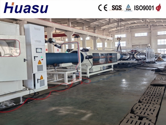 32-1600mm HDPE Corrugated Pipe Production Line Automatic Extrusion