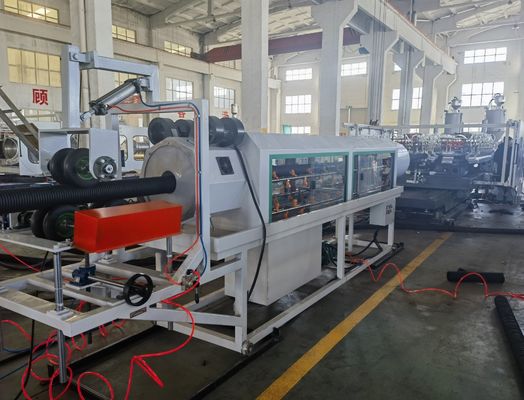 Double Wall Corrugated Pipe Extrusion Line with Siemens PLC