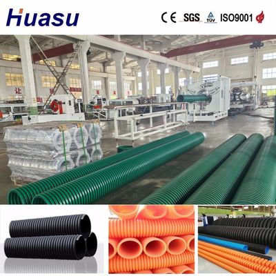 Professional Design Double Wall Corrugated Pipe Machinery with Horizontal Structure and 10-120gsm Adjustable Density
