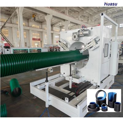 Double Wall Corrugated Pipe Extrusion Line for HDPE PVC with Planetary Cutting and 6m or Customized Pipe Length