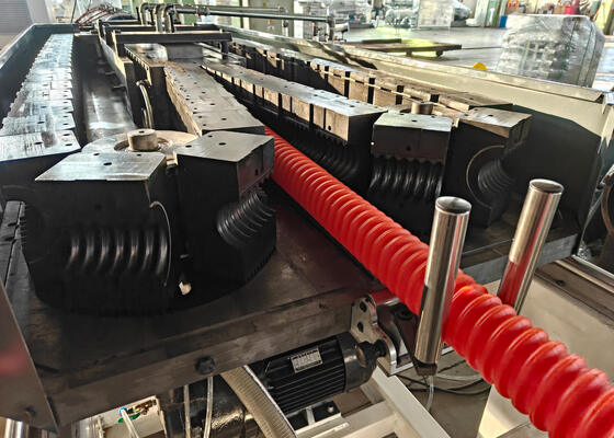 Siemens Electrical Parts Double Wall Corrugated Pipe Extrusion Line with Absolutely High Output and Single-screw Design