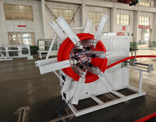 Double Wall Corrugated Pipe Extrusion Line with Siemens Frequency Controller and 20CrMnTi Gear Material for High Durability