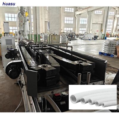 Customized Single Wall Corrugated Pipe Extrusion Line Featuring Siemens Inverter and PLC Control Remote Control for Output