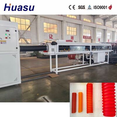 Multi-Material Single Wall Corrugated Pipe Making Machine 100-1200kg/h 32mm-2000mm for Drainage Applications