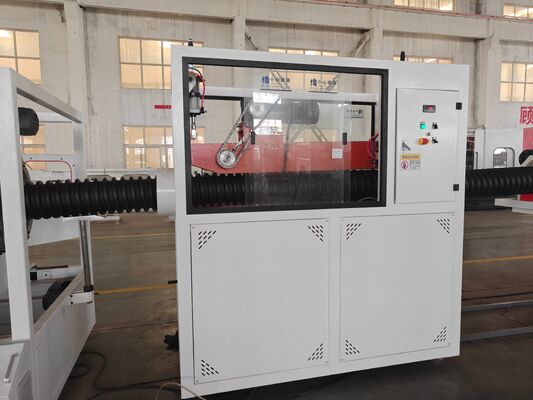 Double Wall Corrugated Pipe DWC Pipe Extrusion Line Equipped Single Screw Extruder Plastic Pipe Extrusion Line Solutions