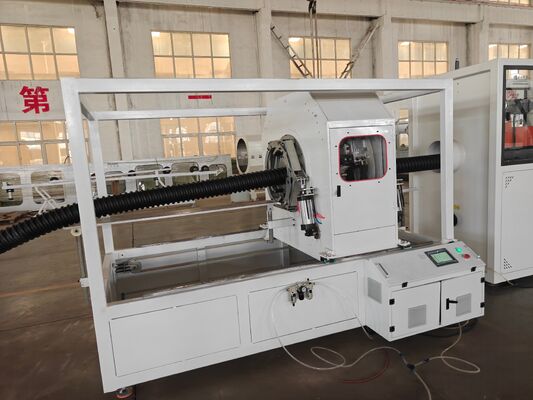 Double Wall Corrugated Pipe DWC Pipe Extrusion Line Equipped Single Screw Extruder Plastic Pipe Extrusion Line Solutions