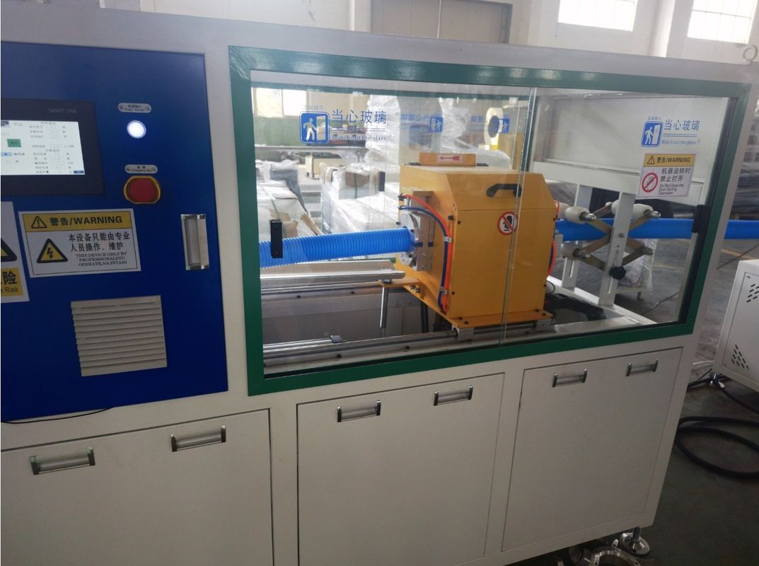 63 - 110 PE PP HDPE PVC 단일 이중 벽 호러브 파이프 제조 기계