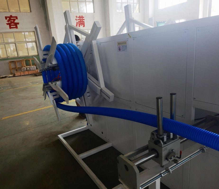 63 - 110 PE PP HDPE PVC 단일 이중 벽 호러브 파이프 제조 기계