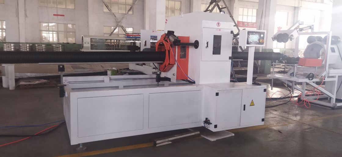 지멘스 모터 및 8-15kg/h 용량의 자동화된 컴퓨터 제어 이중벽 골판지 파이프 압출 라인