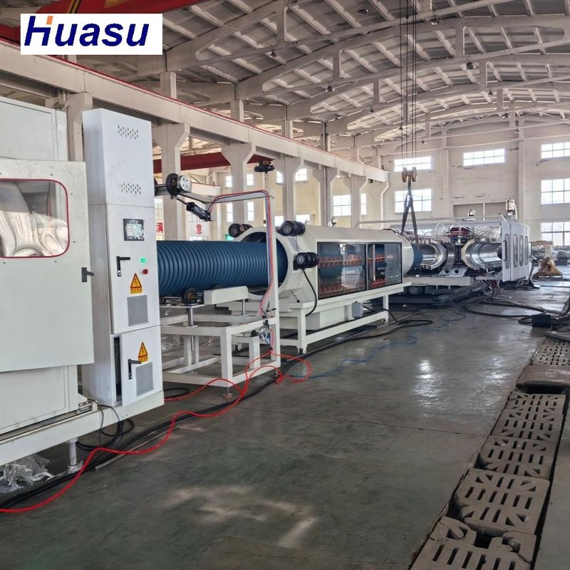 지멘스 베이데 메인 모터 HDPE 파이프 제조기로 파이프 생산 간편화, 높은 수요