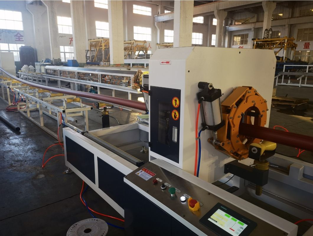 WEG 모터와 HDPE 파이프 추출 라인 기계 시멘스 베이드 모터 PE PP HDPE PVC 가공 재료 선택