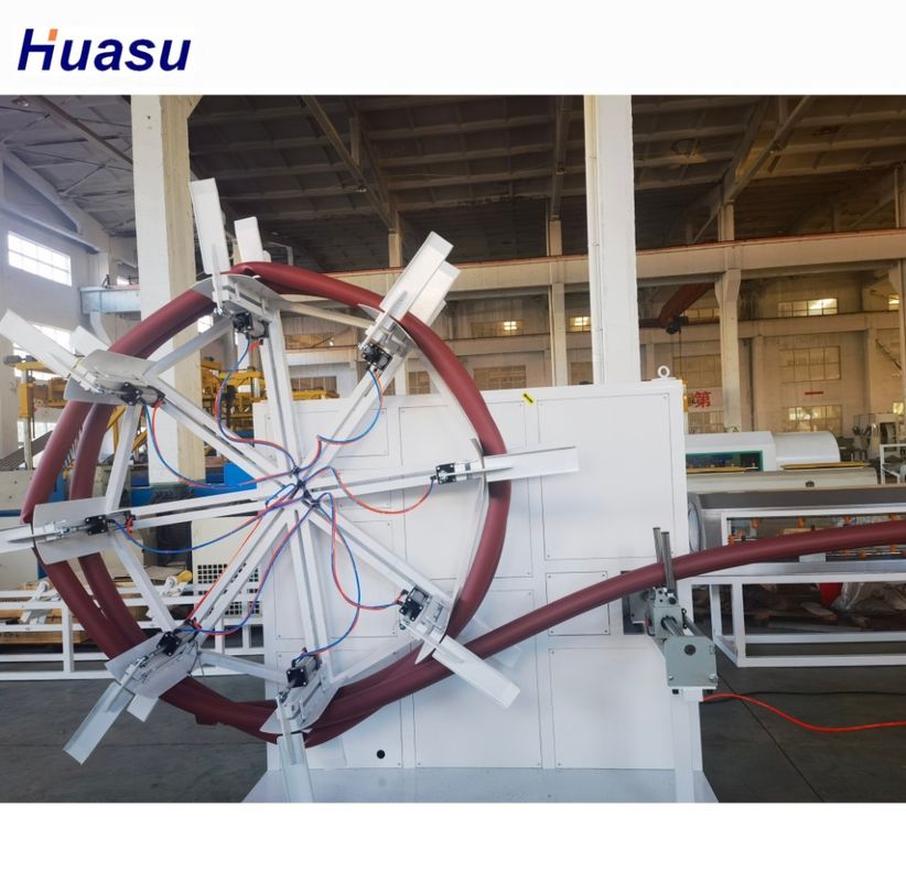 WEG 모터와 HDPE 파이프 추출 라인 기계 시멘스 베이드 모터 PE PP HDPE PVC 가공 재료 선택