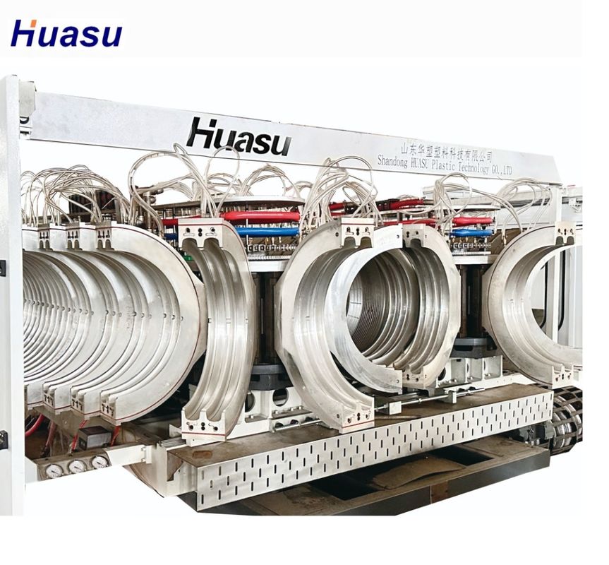 시멘스 컨택터 듀얼 월 PE 코러브 파이프 추출 라인 부드럽고 내구적인 플라스틱 처리를 위해