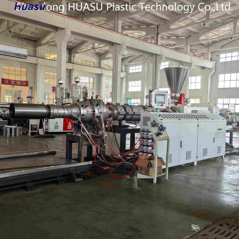 고출력 500-2000Kg/H 파동 파이프 머신 파이프 지름 32-1600mm와 시멘스 PLC 기술