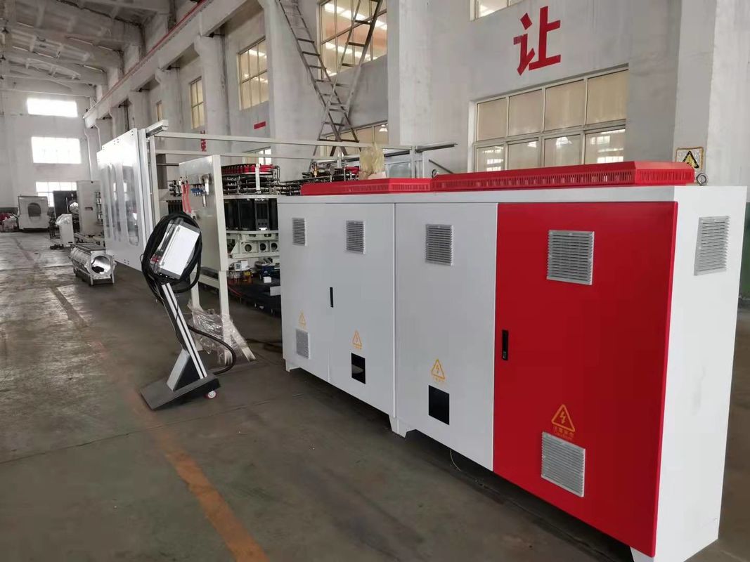 시멘스 PLC 제어 노류 파이프 추출 라인 생산 기계 0.4-0.7mm의 질산 깊이