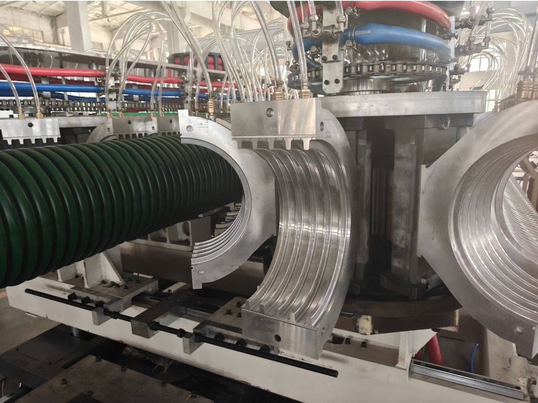 콩형 트윈 스크루 추출기 PVC 듀블 벽 유선 파이프 추출기