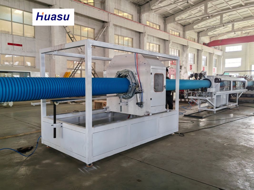 자동 PVC 파이프 추출 라인 32-1600mm 파이프 지름과 60-2000kg/h 용량