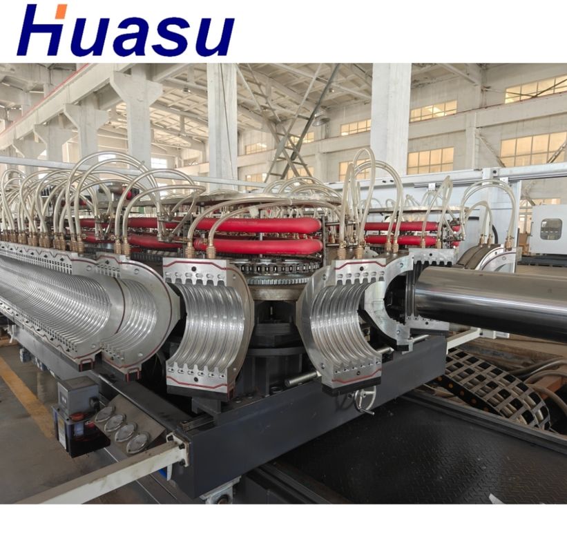 단일 이중 벽 골판지 파이프 제조 기계 압출 라인 자동 등급