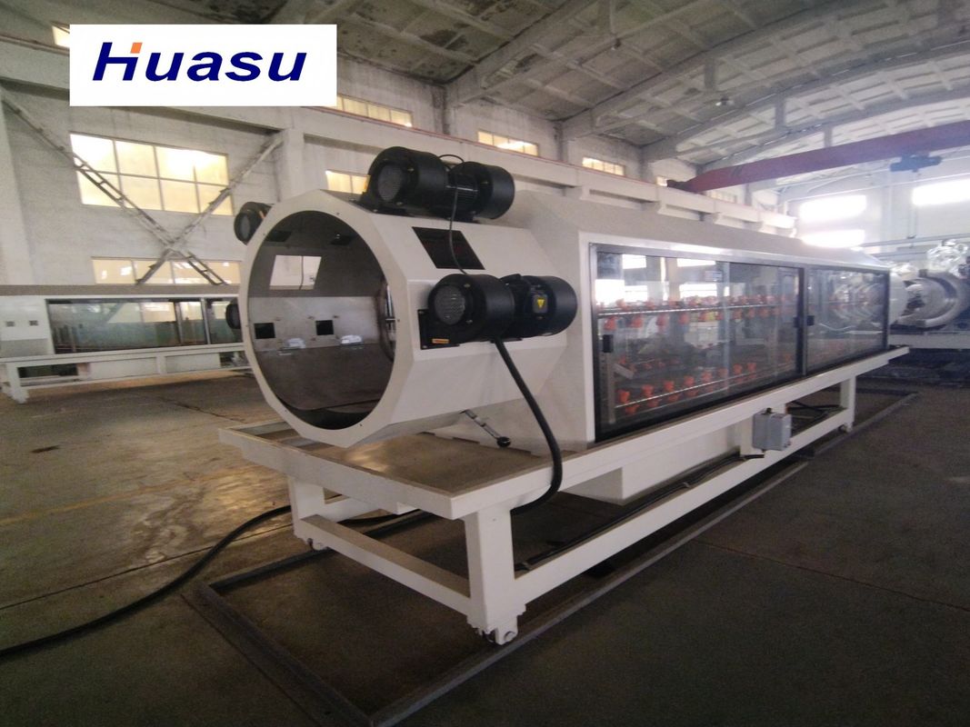 이중 벽 류류 파이프 추출 라인 32-1600mm 파이프 지름 60-2000kg/h 용량 및 시멘스 PLC 제어 시스템