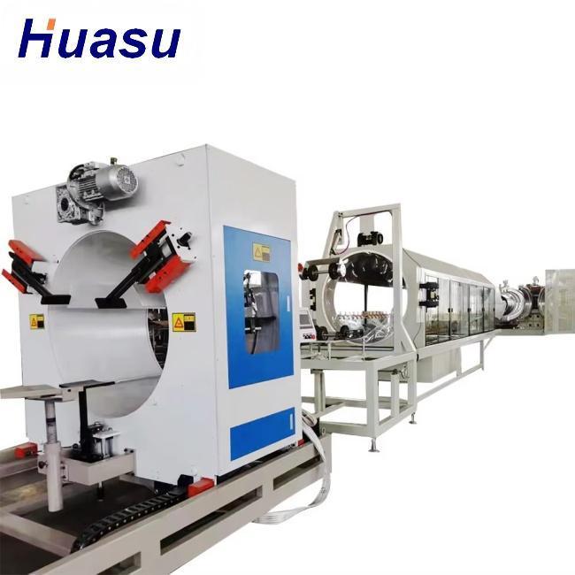 원추형 트윈 스크류 압출기 DWC 파이프 압출 라인 (파이프 직경 32-1600mm, 용량 60-2000kg/h)