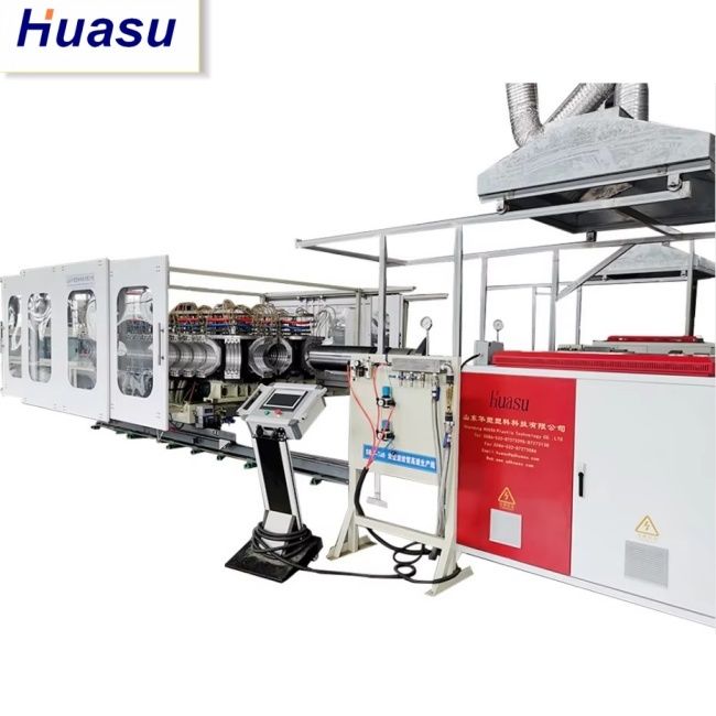 32-1600mm 직경 범위의 이중벽 골판관 생산 라인, Siemens PLC 기술, 온라인 벨링