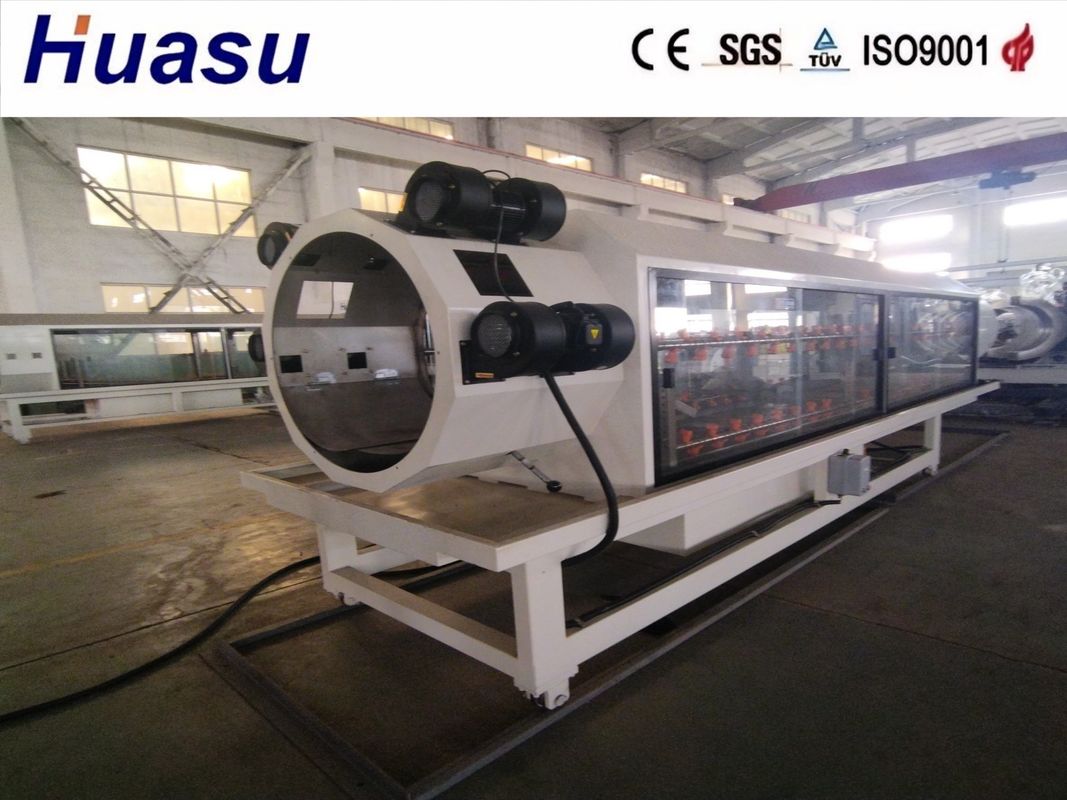 고 자동화 및 실행 폼 블록을 가진 피침형 쌍 나사 추출기 DWC 파이프 추출 라인