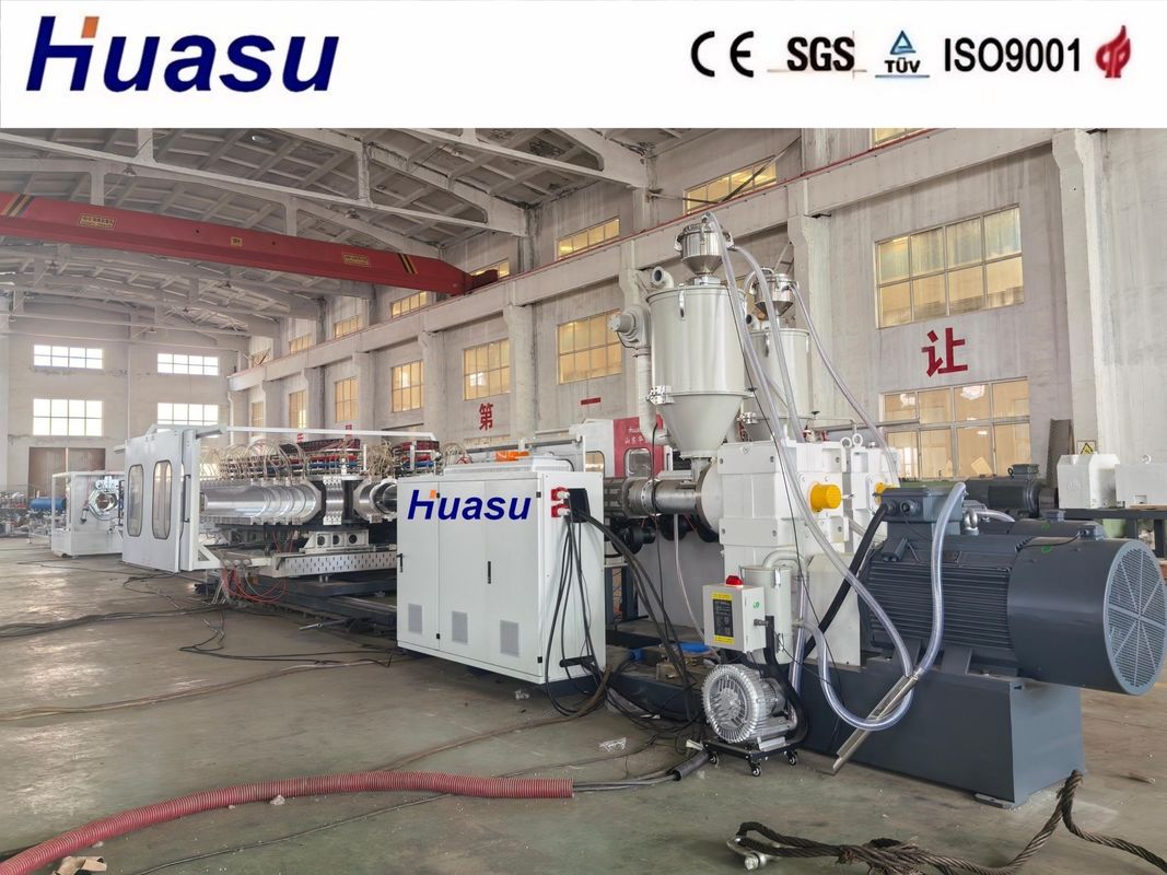 PP 코러브 파이프 생산 라인 32-1600mm PLC 제어