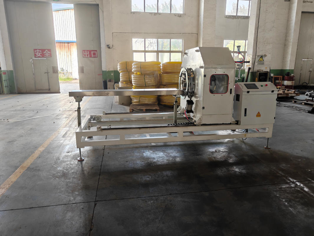 지멘스 인버터 자동 단일 벽 골판지 파이프 압출 라인 (75-250mm 파이프용 Omron 릴레이 포함)