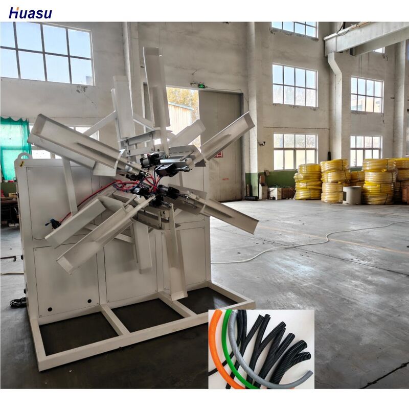 지멘스 AC 모터, 33:1 스크류 비, 수냉 시스템을 갖춘 이중벽 골판지 파이프 압출 라인