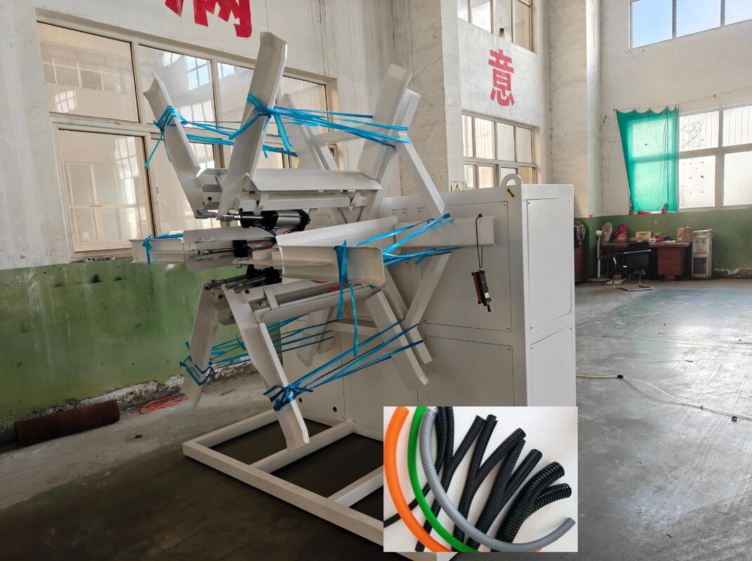 지멘스 주요 전기 부품 이중벽 골판관 압출 라인, 48개 금형 수량 및 수냉 기능