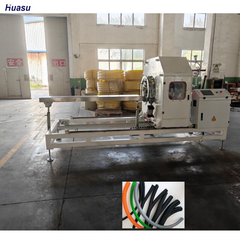 48개 몰드 수량 및 Siemens PLC 제어, 고효율 생산을 위한 이중벽 골판형 파이프 압출 라인