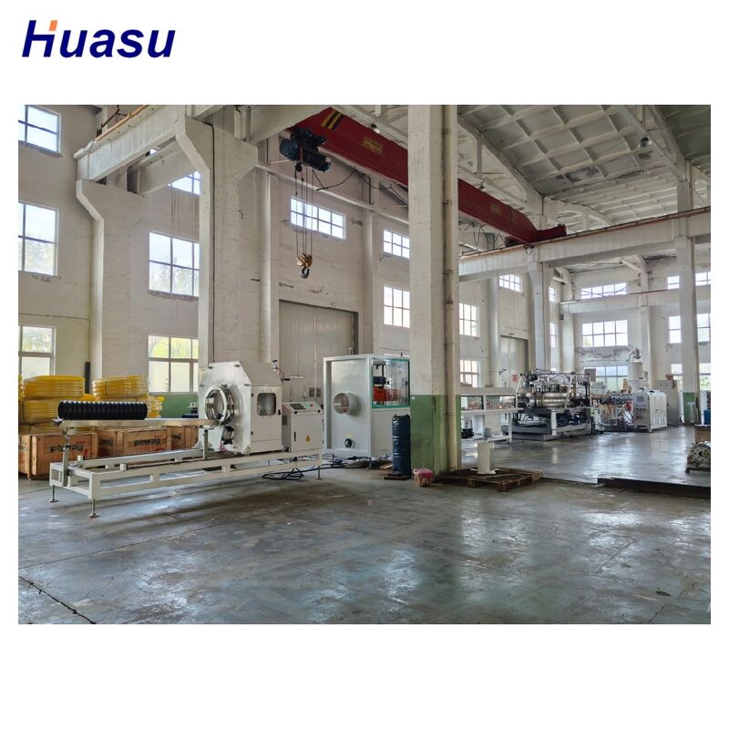 지멘스 PLC 제어 HDPE 파이프 압출 라인, 32mm - 1600mm 파이프 직경 범위 및 100-2000kg/h 생산량