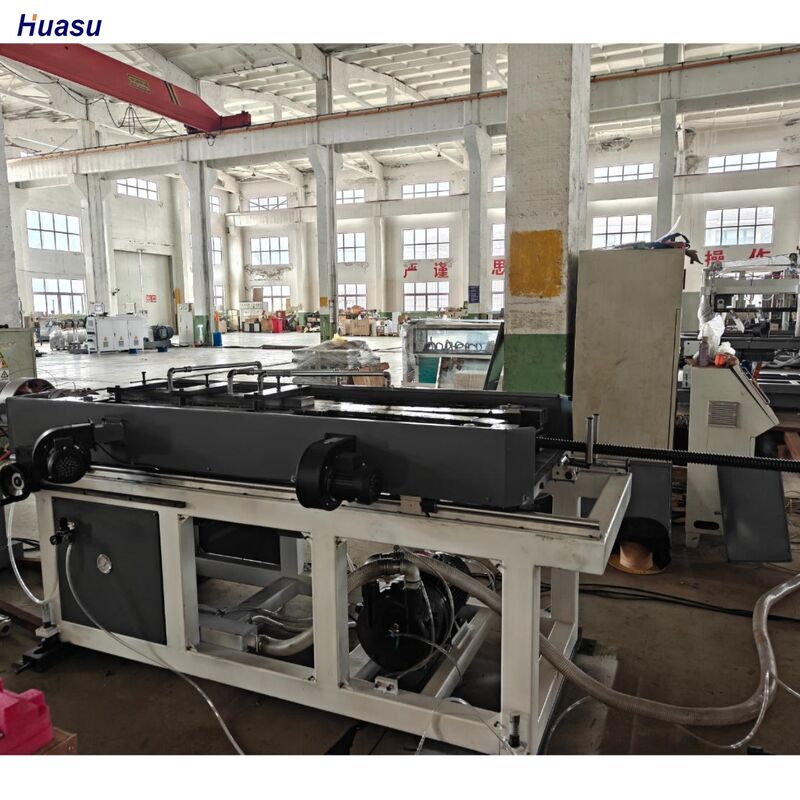 Schneider Siemens 전기 부품이 장착된 강철 단일벽 골판지 파이프 압출 라인, 1년 보증, 배럴 질화 깊이 0.4～0.7 mm