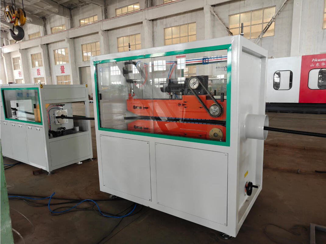 최대 파이프 크기 110mm, 수냉 시스템, 고속 생산을 위한 Siemens 모터가 장착된 단일 벽 골판지 파이프 압출 라인