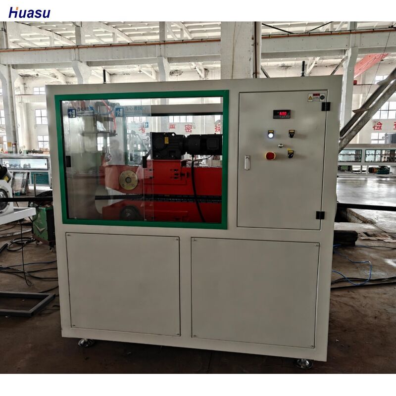 최대 파이프 크기 110mm, 수냉 시스템, 고속 생산을 위한 Siemens 모터가 장착된 단일 벽 골판지 파이프 압출 라인