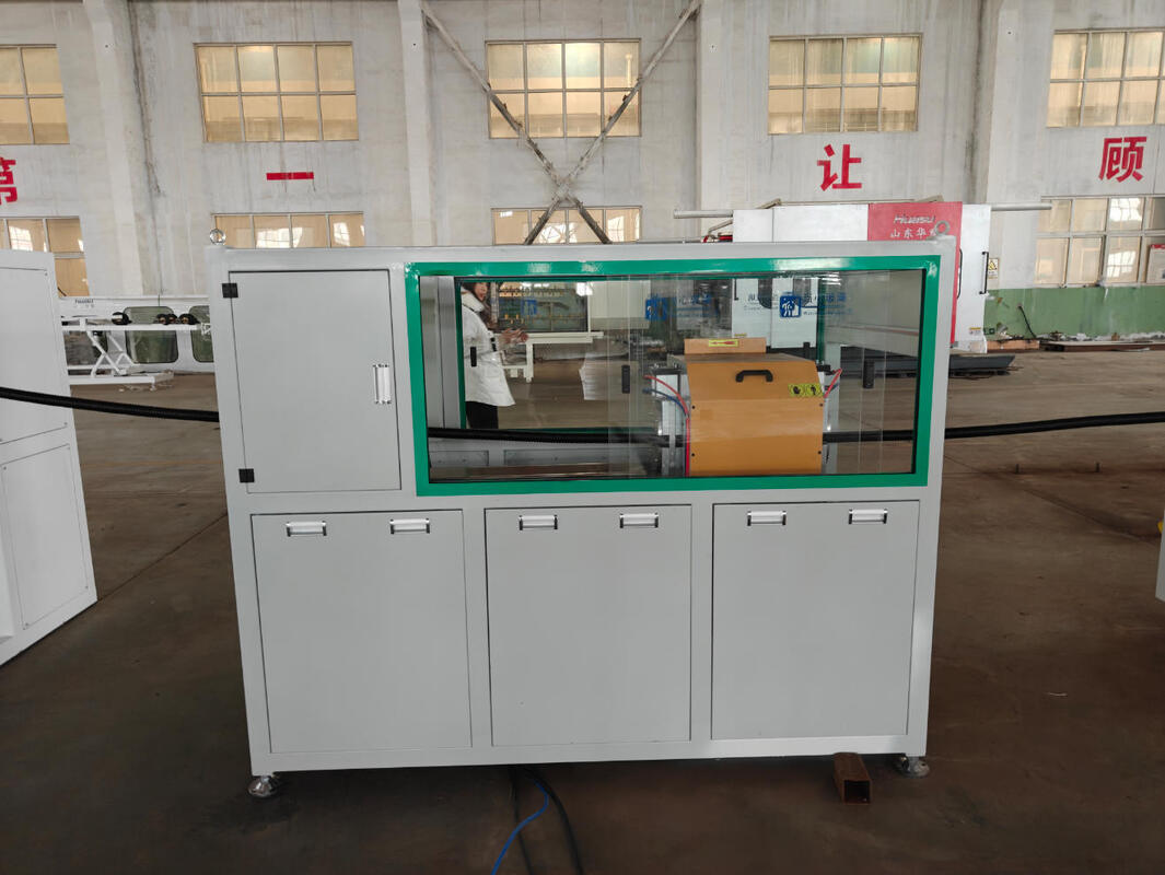 40-80kg/h 출력 및 최대 110mm 파이프 크기를 갖춘 완전 자동 단일벽 골판지 파이프 압출 라인