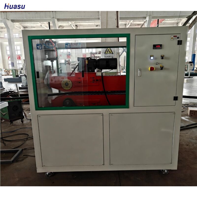 자동 골판지 단일벽 골판관 압출 라인 (38CrMoAlA 배럴 재질, 16mm-1600mm 파이프 직경 범위)