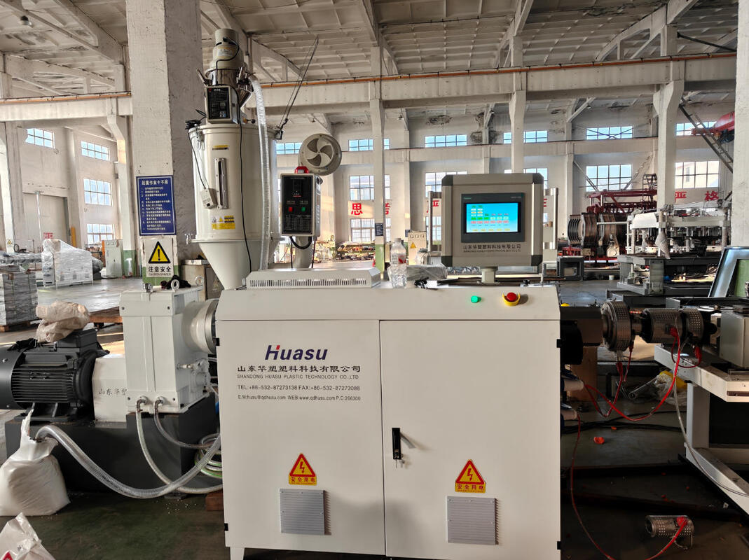 융합형 진압기 쌍벽 굴곡 파이프 진압 라인 100kg/h - 2000kg/h 생산 용량 및 시멘스 전기 시스템