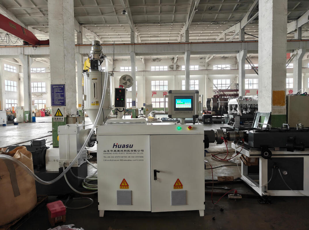 지멘스 주요 전기 부품, 20CrMnTi 기어 재료, HV>740 배럴 스크류를 갖춘 이중벽 골판지 파이프 압출 라인