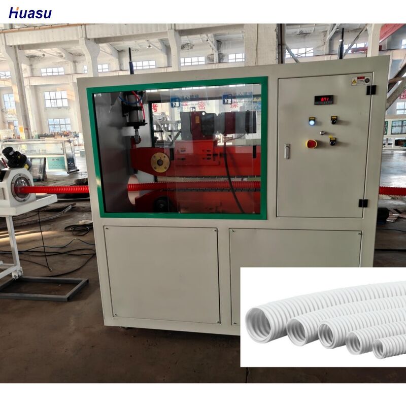 Siemens 인버터 구동 단벽 골판 파이프 생산 라인 (제공 및 작동)