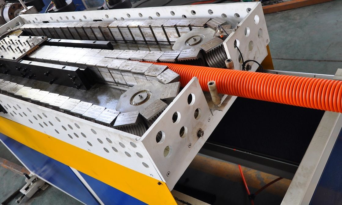 높은 산출 두 배 벽 물결 모양 관 기계장치, 물결 모양 관 압출기 SBG-63