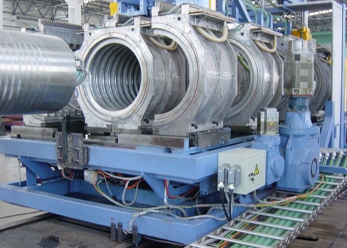 32-1500mm PVC 두 배 벽 물결 모양 관 밀어남 선 SBG1000 UPVC 두 배 벽