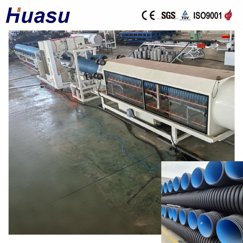 HDPE/PE/PP/PVC/MPP의 고생산성 이중 벽 류류 파이프 외출 라인 32~1600mm 파이프 지름