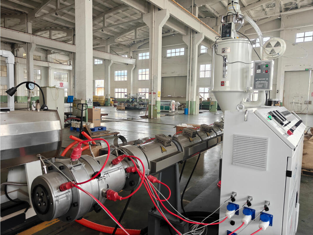 PP Spiral Pipe Extrusion Line Including 100m roll Winding Machine and HDPE Pipe Material for Industrial Pipe Solutions