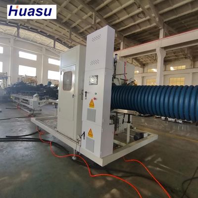 DWC Pipe Extrusion Line with 60-2000kg/h Capacity, Siemens PLC System, and Online Belling for Corrugated Pipe Production