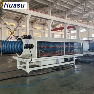 32-1600mm Diameter Double Wall Corrugated Pipe Extrusion Line with Belling-on-line Expansion Mode and 100-2000 Kg/h Output