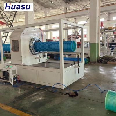 Automatic Grade Double Wall Corrugated Pipe Production Line with Siemens PLC Technology and Online Belling