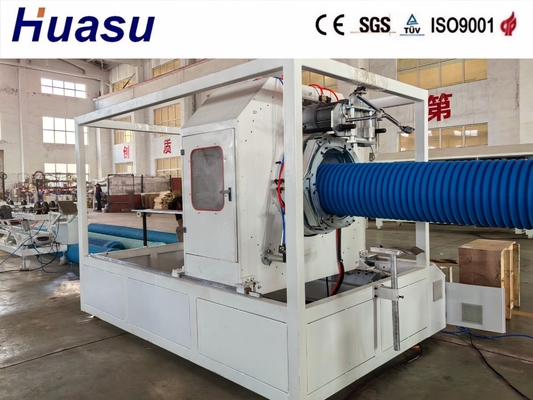 HDPE Double Wall Corrugated Pipe Extrusion Line 500-2000Kg/h